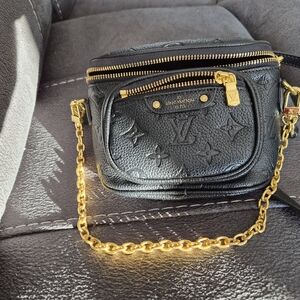 Black Leather Crossbody Bag